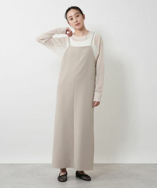 NEMIKA / ネミカ ロング・マキシ丈ワンピース | ジャンパースカート【PASSIONE】 | 詳細4