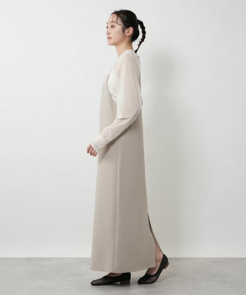 NEMIKA / ネミカ ロング・マキシ丈ワンピース | ジャンパースカート【PASSIONE】 | 詳細5