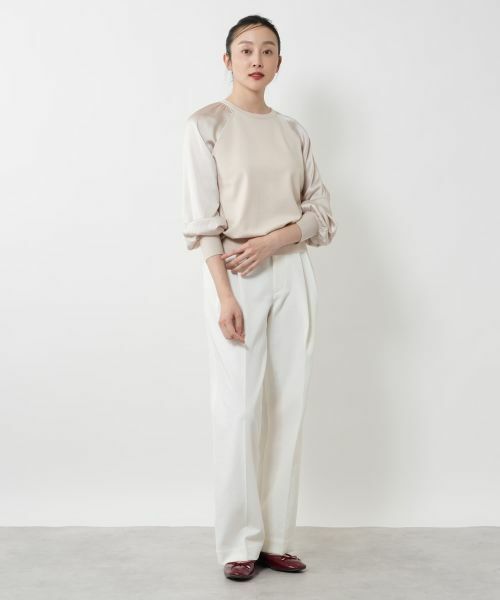 NEMIKA / ネミカ カットソー | 異素材切り替えトップス【PASSIONE】 | 詳細1