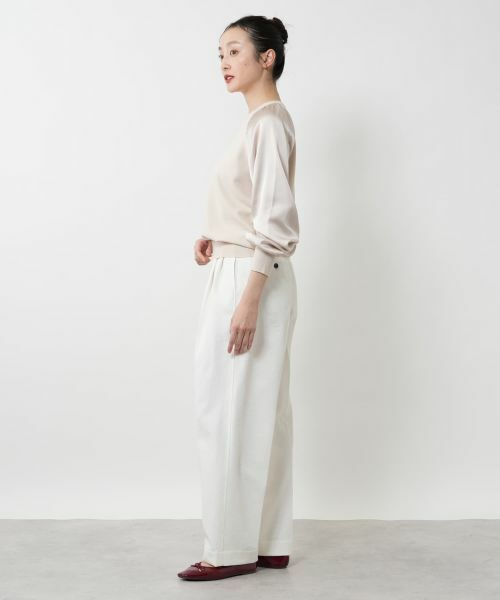 NEMIKA / ネミカ カットソー | 異素材切り替えトップス【PASSIONE】 | 詳細2