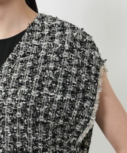NEMIKA / ネミカ テーラードジャケット | ラメツイードベスト【PASSIONE】 | 詳細12