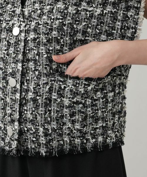 NEMIKA / ネミカ テーラードジャケット | ラメツイードベスト【PASSIONE】 | 詳細13
