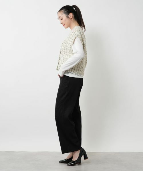 NEMIKA / ネミカ テーラードジャケット | ラメツイードベスト【PASSIONE】 | 詳細2