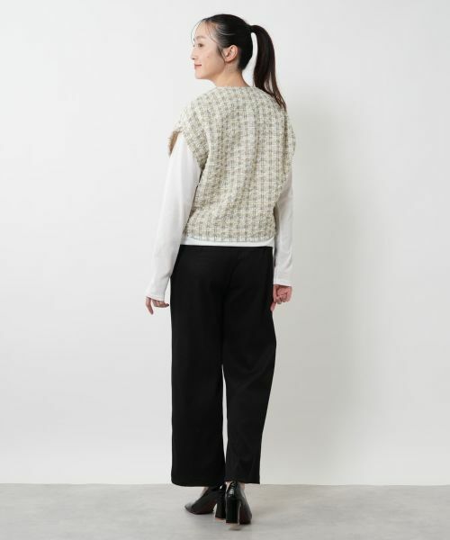 NEMIKA / ネミカ テーラードジャケット | ラメツイードベスト【PASSIONE】 | 詳細3