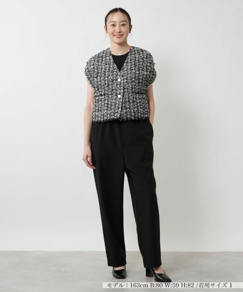 NEMIKA / ネミカ テーラードジャケット | ラメツイードベスト【PASSIONE】 | 詳細4