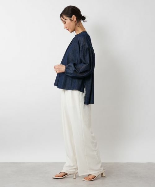 NEMIKA / ネミカ シャツ・ブラウス | ギャザーブラウス【PASSIONE】 | 詳細5