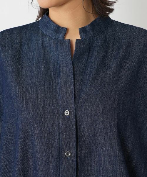 NEMIKA / ネミカ シャツ・ブラウス | バンドカラースキッパーシャツ【PASSIONE】 | 詳細10