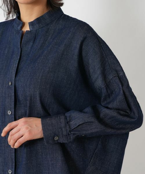 NEMIKA / ネミカ シャツ・ブラウス | バンドカラースキッパーシャツ【PASSIONE】 | 詳細12