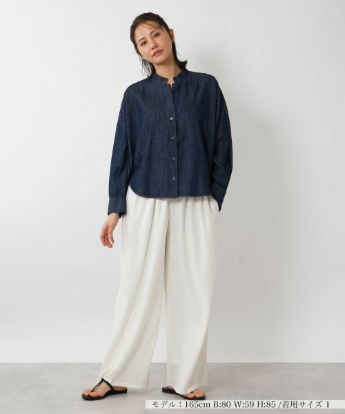 NEMIKA / ネミカ シャツ・ブラウス | バンドカラースキッパーシャツ【PASSIONE】 | 詳細4