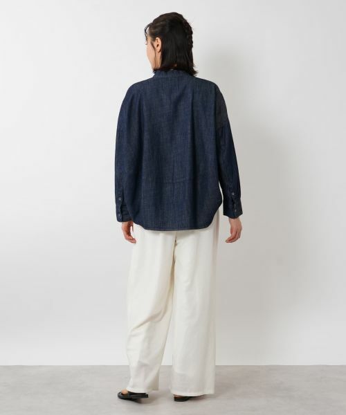 NEMIKA / ネミカ シャツ・ブラウス | バンドカラースキッパーシャツ【PASSIONE】 | 詳細6