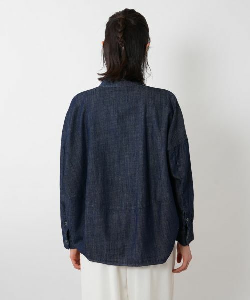 NEMIKA / ネミカ シャツ・ブラウス | バンドカラースキッパーシャツ【PASSIONE】 | 詳細9