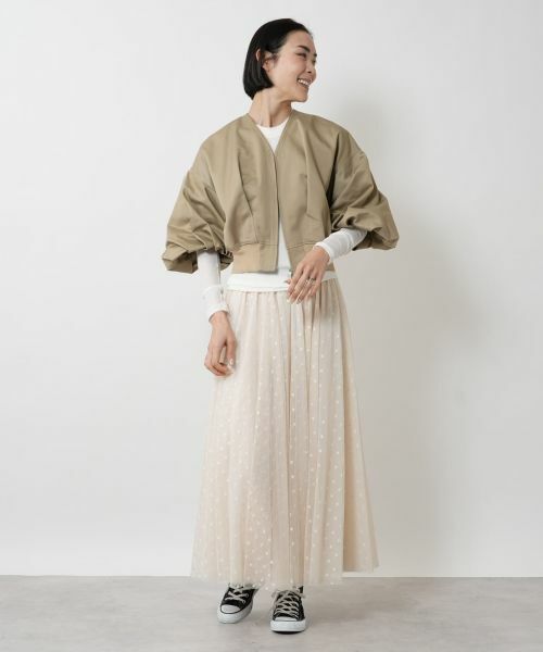 NEMIKA / ネミカ テーラードジャケット | ボリュームスリーブブルゾン【PASSIONE】 | 詳細15