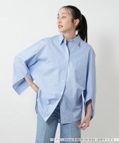 NEMIKA / ネミカ シャツ・ブラウス | オーバーサイズストライプシャツ【PASSIONE】