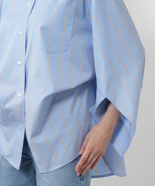 NEMIKA / ネミカ シャツ・ブラウス | オーバーサイズストライプシャツ【PASSIONE】 | 詳細10