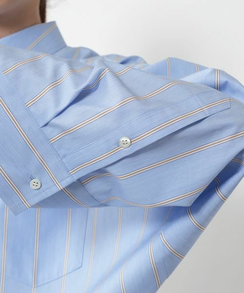 NEMIKA / ネミカ シャツ・ブラウス | オーバーサイズストライプシャツ【PASSIONE】 | 詳細11