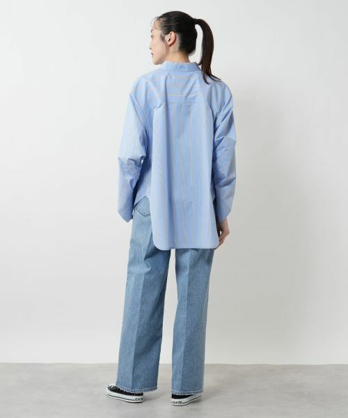 NEMIKA / ネミカ シャツ・ブラウス | オーバーサイズストライプシャツ【PASSIONE】 | 詳細3