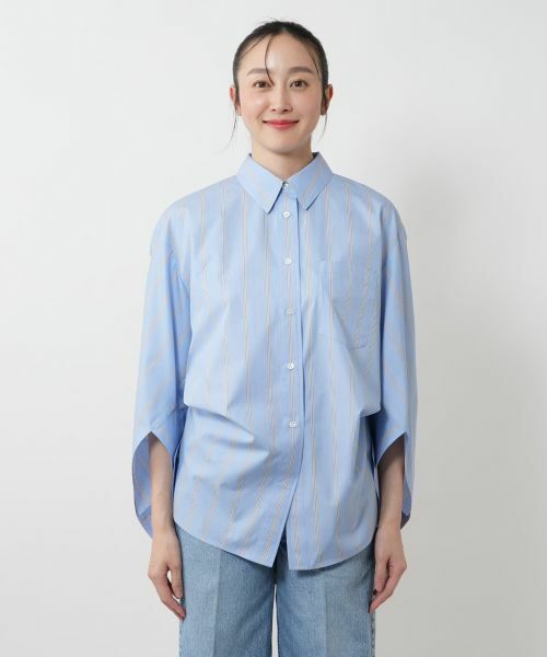NEMIKA / ネミカ シャツ・ブラウス | オーバーサイズストライプシャツ【PASSIONE】 | 詳細4