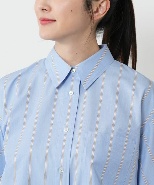 NEMIKA / ネミカ シャツ・ブラウス | オーバーサイズストライプシャツ【PASSIONE】 | 詳細7