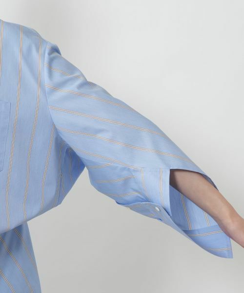 NEMIKA / ネミカ シャツ・ブラウス | オーバーサイズストライプシャツ【PASSIONE】 | 詳細9
