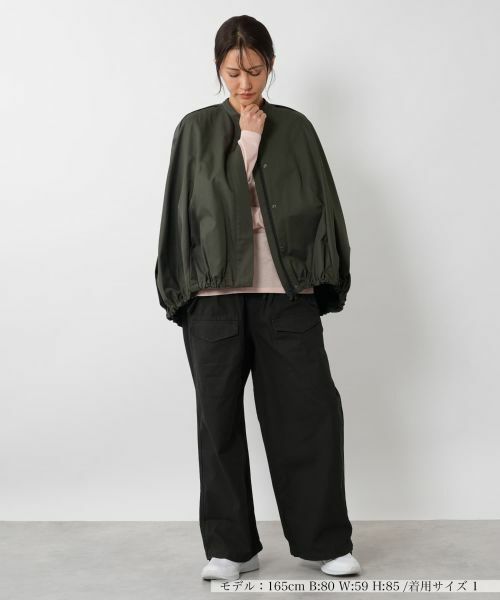 NEMIKA / ネミカ その他アウター | ポンチョ風ブルゾン【PASSIONE】 | 詳細1