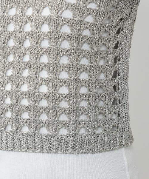 NEMIKA / ネミカ テーラードジャケット | クロシェ編みニットベスト【PASSIONE】 | 詳細13