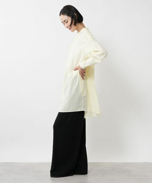 NEMIKA / ネミカ シャツ・ブラウス | バンドカラーシャツ【PASSIONE】 | 詳細2