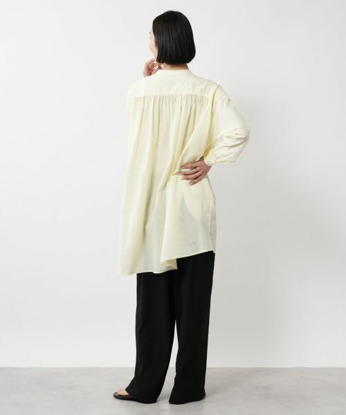 NEMIKA / ネミカ シャツ・ブラウス | バンドカラーシャツ【PASSIONE】 | 詳細3