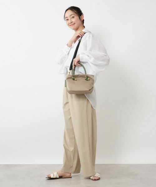 NEMIKA / ネミカ トートバッグ | ノットハンドルナイロンミニトートバッグ【VIOLAd’ORO】 | 詳細10