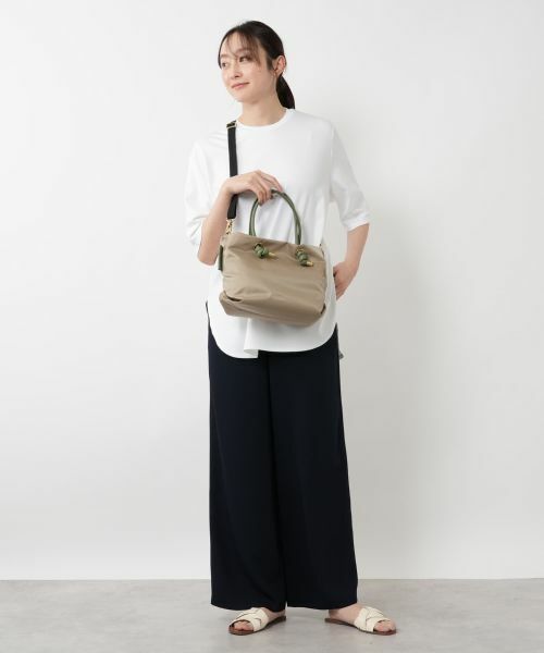 NEMIKA / ネミカ トートバッグ | ノットハンドルナイロントートバッグ【VIOLAd’ORO】 | 詳細12