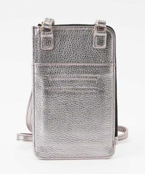 NEMIKA / ネミカ メッセンジャーバッグ・ウエストポーチ | メタリックレザースマートフォンポシェット【VIOLAd’ORO】 | 詳細1