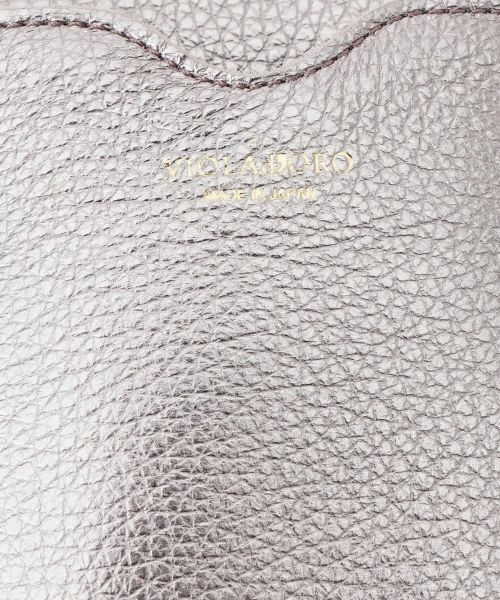 NEMIKA / ネミカ メッセンジャーバッグ・ウエストポーチ | メタリックレザースマートフォンポシェット【VIOLAd’ORO】 | 詳細4