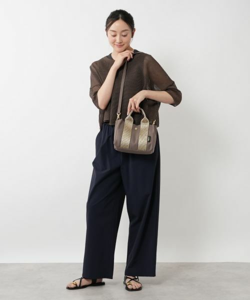 NEMIKA / ネミカ トートバッグ | ラメテープトートミニバッグ【VIOLAd’ORO】 | 詳細10