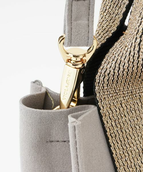 NEMIKA / ネミカ トートバッグ | ラメテープトートミニバッグ【VIOLAd’ORO】 | 詳細6