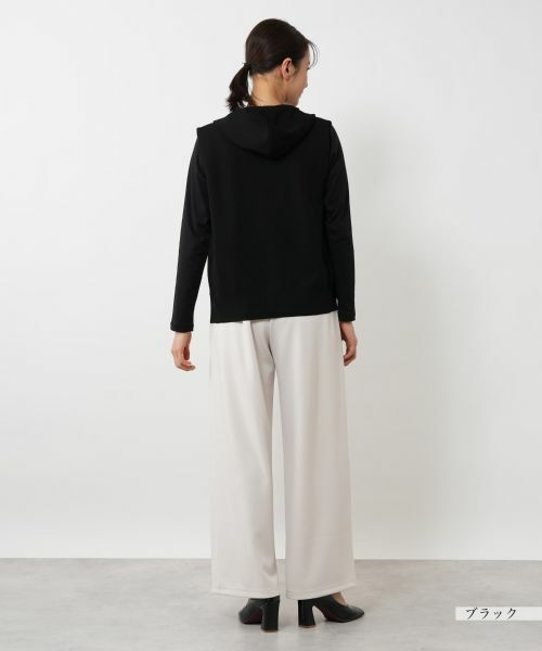 NEMIKA / ネミカ テーラードジャケット | フーディーニットベスト【PUPULA】 | 詳細3