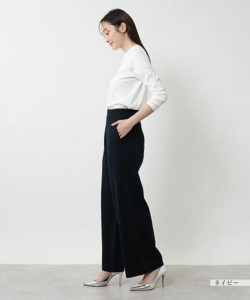 NEMIKA / ネミカ その他パンツ | ワイドストレートパンツ【PUPULA】 | 詳細2