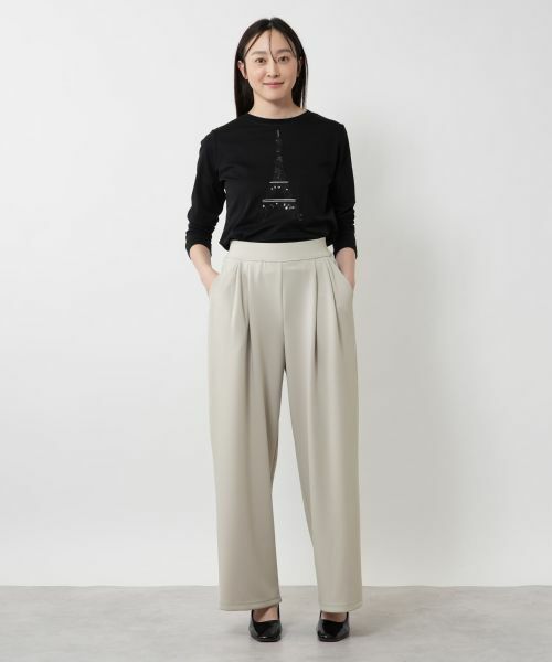 NEMIKA / ネミカ その他パンツ | タックワイドパンツ【PUPULA】 | 詳細10