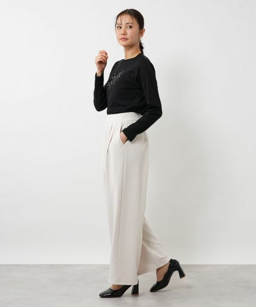 NEMIKA / ネミカ その他パンツ | タックワイドパンツ【PUPULA】 | 詳細2