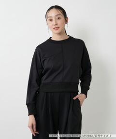 NEMIKA / ネミカ スウェット | クロップドクルーネックトップス【PUPULA】