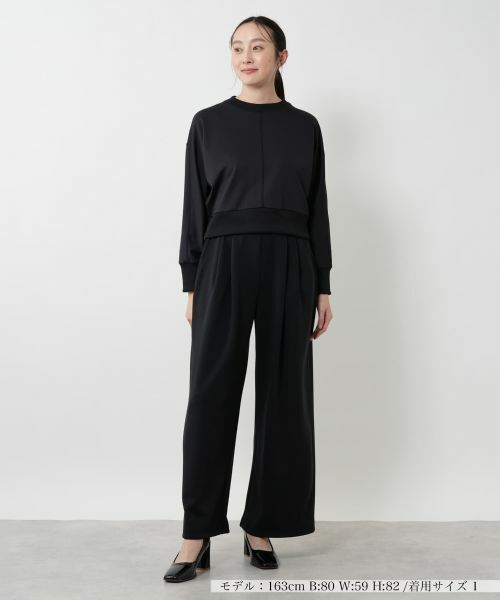 NEMIKA / ネミカ スウェット | クロップドクルーネックトップス【PUPULA】 | 詳細1