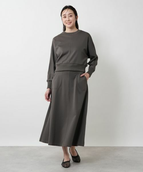 NEMIKA / ネミカ スウェット | クロップドクルーネックトップス【PUPULA】 | 詳細12