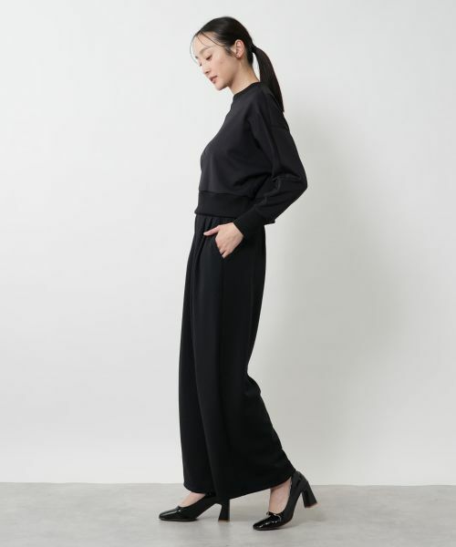 NEMIKA / ネミカ スウェット | クロップドクルーネックトップス【PUPULA】 | 詳細2