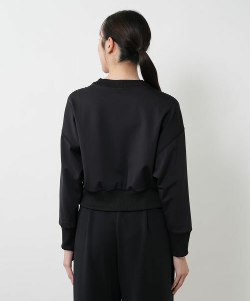 NEMIKA / ネミカ スウェット | クロップドクルーネックトップス【PUPULA】 | 詳細6