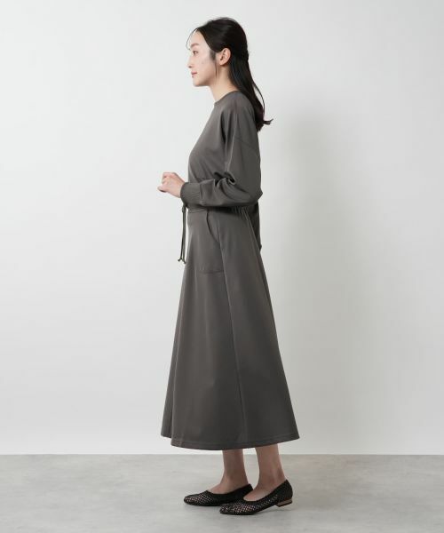 NEMIKA / ネミカ ミニ・ひざ丈スカート | ウエストドロストスカート【PUPULA】 | 詳細12