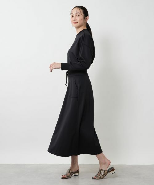 NEMIKA / ネミカ ミニ・ひざ丈スカート | ウエストドロストスカート【PUPULA】 | 詳細2