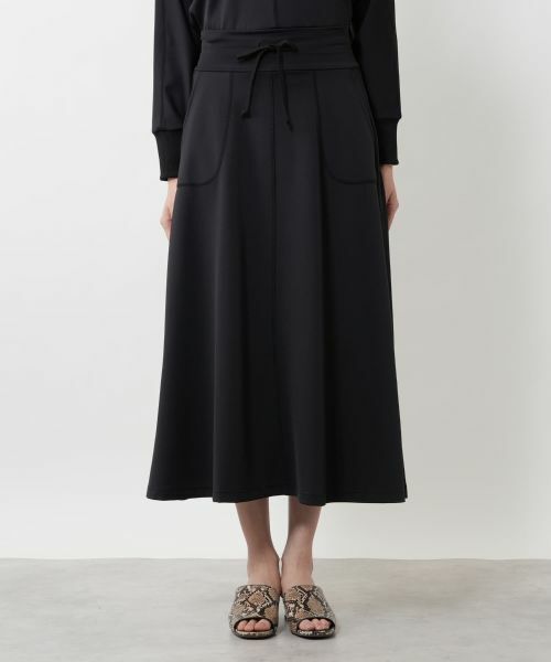 NEMIKA / ネミカ ミニ・ひざ丈スカート | ウエストドロストスカート【PUPULA】 | 詳細4