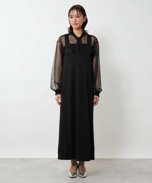 NEMIKA / ネミカ ロング・マキシ丈ワンピース | ジャンパースカート【PUPULA】 | 詳細4