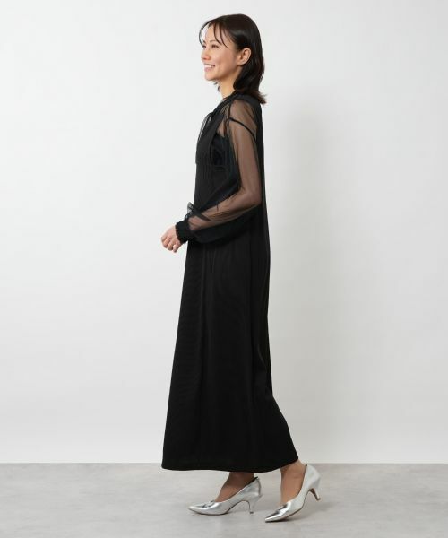 NEMIKA / ネミカ ロング・マキシ丈ワンピース | ジャンパースカート【PUPULA】 | 詳細5