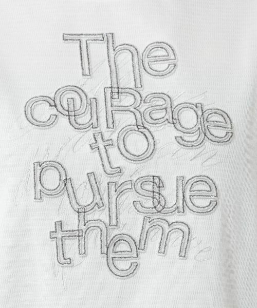 NEMIKA / ネミカ カットソー | レタリング刺繍プルオーバー【PUPULA】 | 詳細11