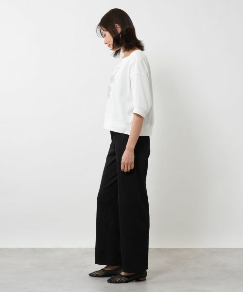 NEMIKA / ネミカ カットソー | レタリング刺繍プルオーバー【PUPULA】 | 詳細2