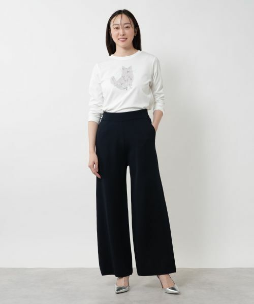 NEMIKA / ネミカ カットソー | キャットモチーフカットソー【PUPULA】 | 詳細1